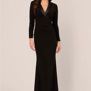 Adrianna Papell Tuxedo Evening
Gown Size 10 Elegant Black